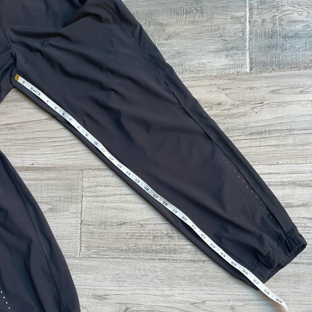 Lululemon Adapted State High Rise Jogger *Airflow” Leg Slits Black Color SZ 10 - Picture 15 of 16